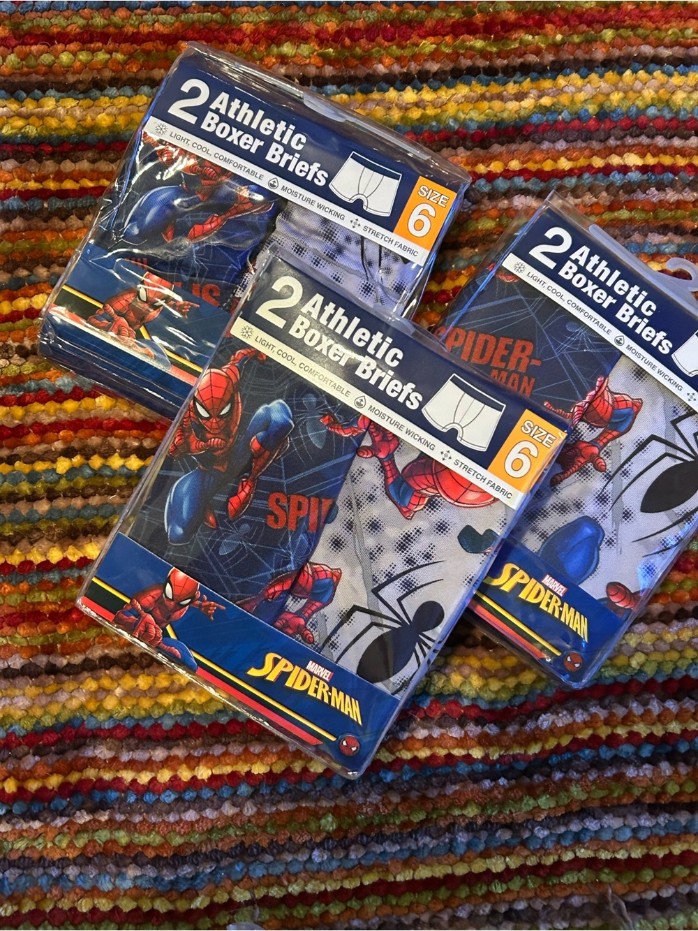 Marvel Spider-Man Boys' athletic Boxer Briefs size 6